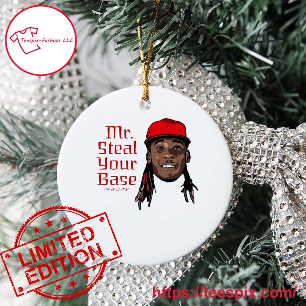 Cincinnati Reds Mr Steal Your Base - Elly De La Cruz Mug, Tumbler Personalized, Ornament Circle.jpg