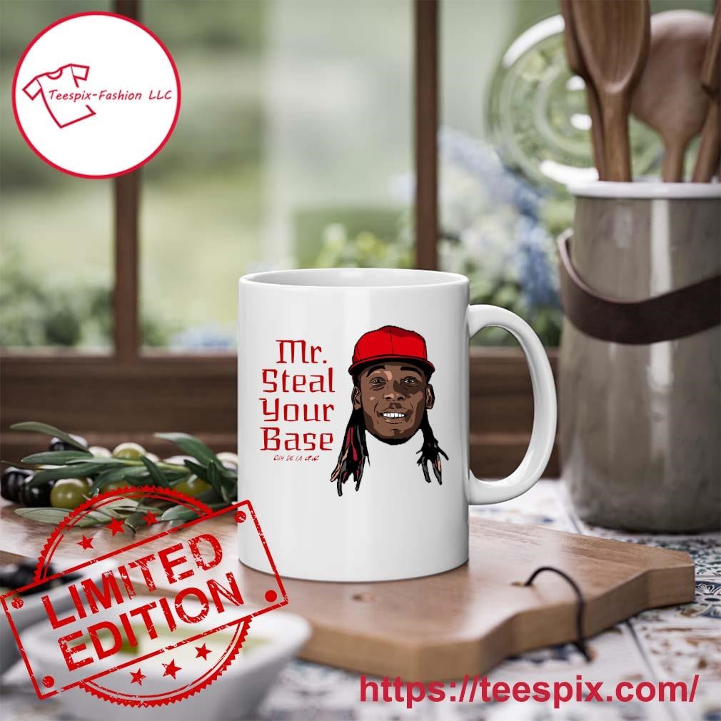 Cincinnati Reds Mr Steal Your Base - Elly De La Cruz Mug, Tumbler Personalized, Ornament