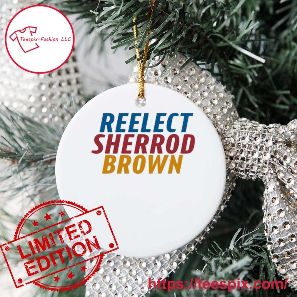 Reelect Sherrod Brown Retro Mug, Tumbler Personalized, Ornament Circle.jpg