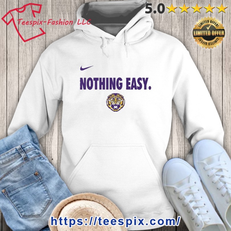 white nike lsu hoodie