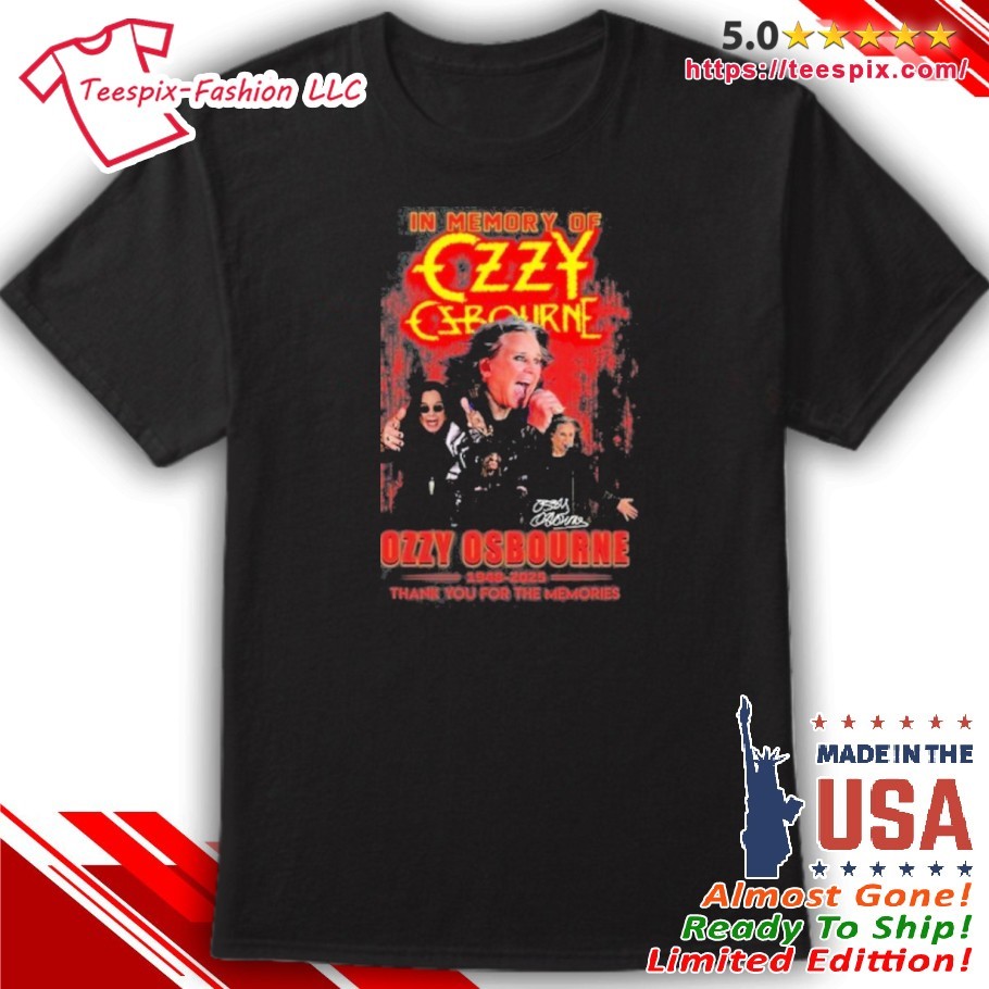 In Memory Of Ozzy Osbourne 1948-2025 Thank You For The