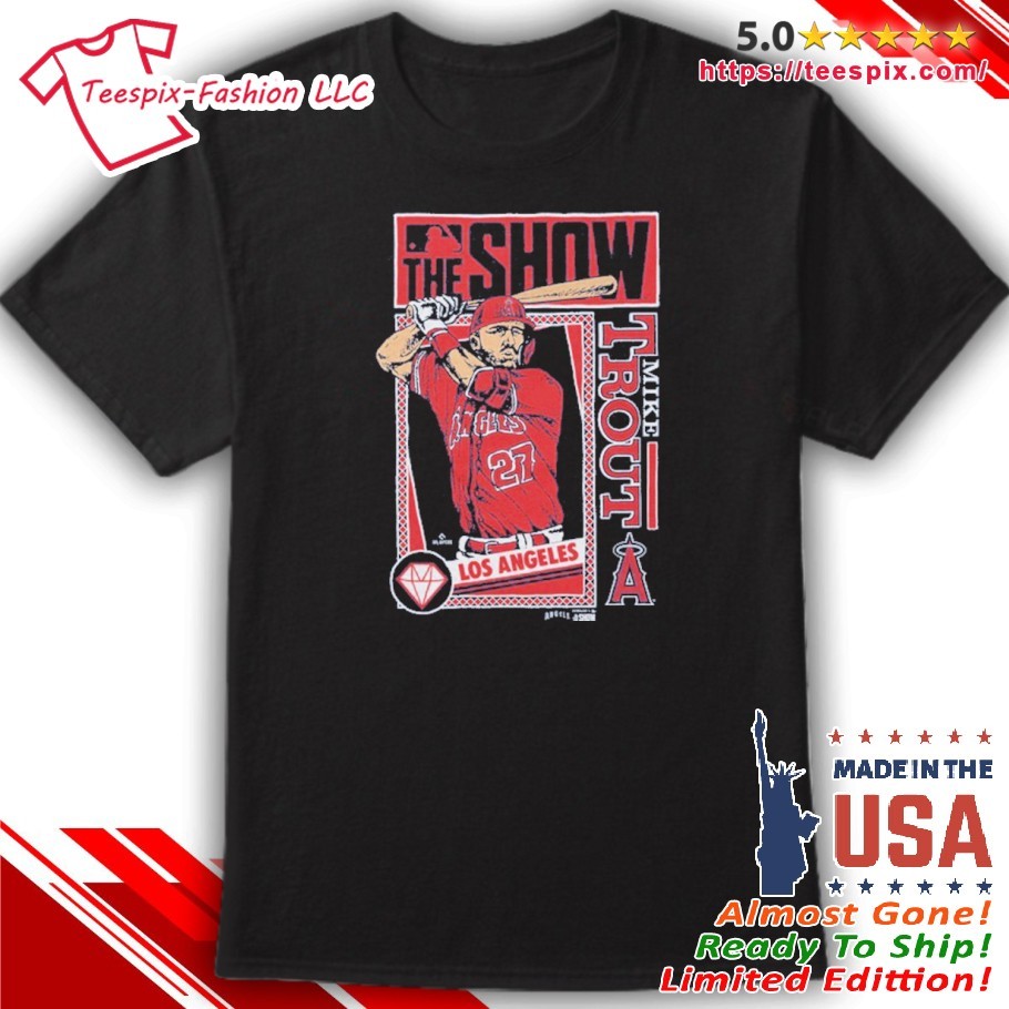 mike trout Tシャツ angels Women's Los Angeles Angels Mike Trout Nike Red 2024 City
