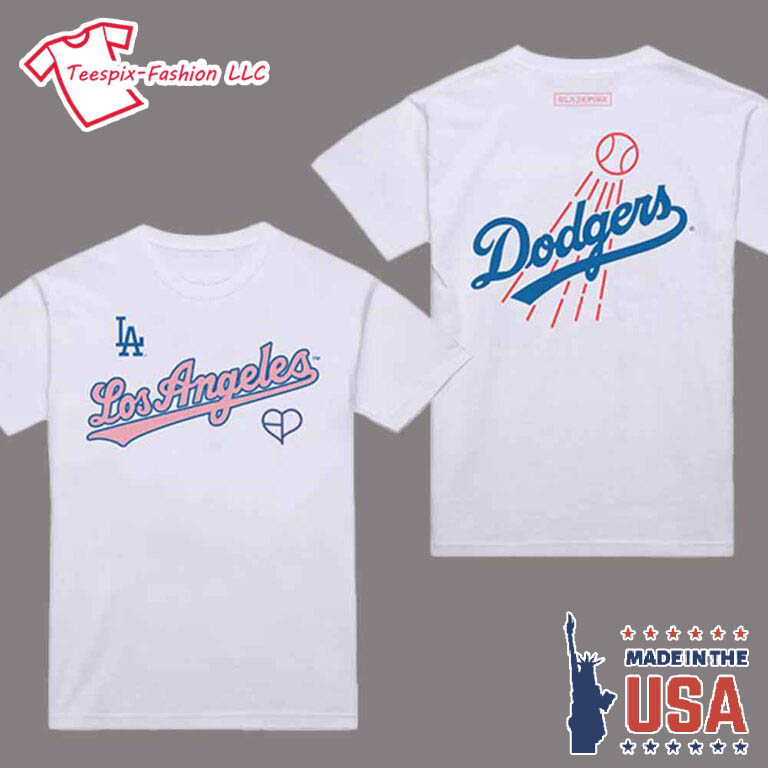 Los Angeles Dodgers x Blackpink MLB 2025 Two Sided Shirt, ladies