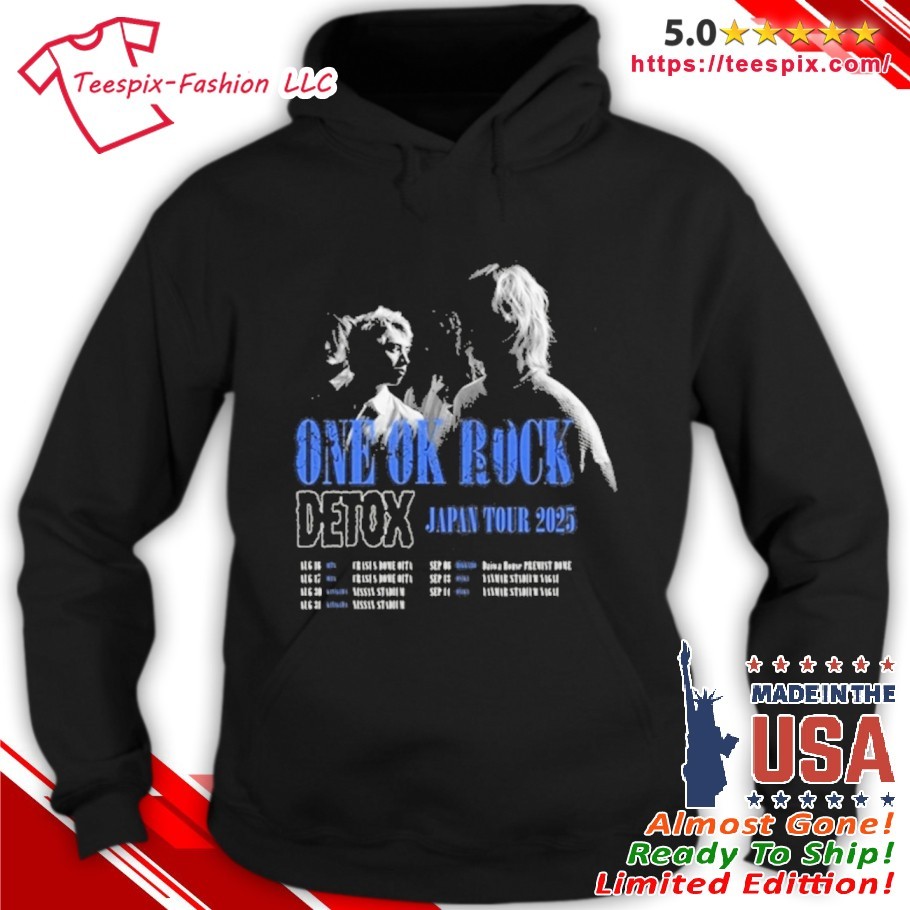 One Ok Rock Detox Japan Tour 2025 Dates Photo Shirt, ladies