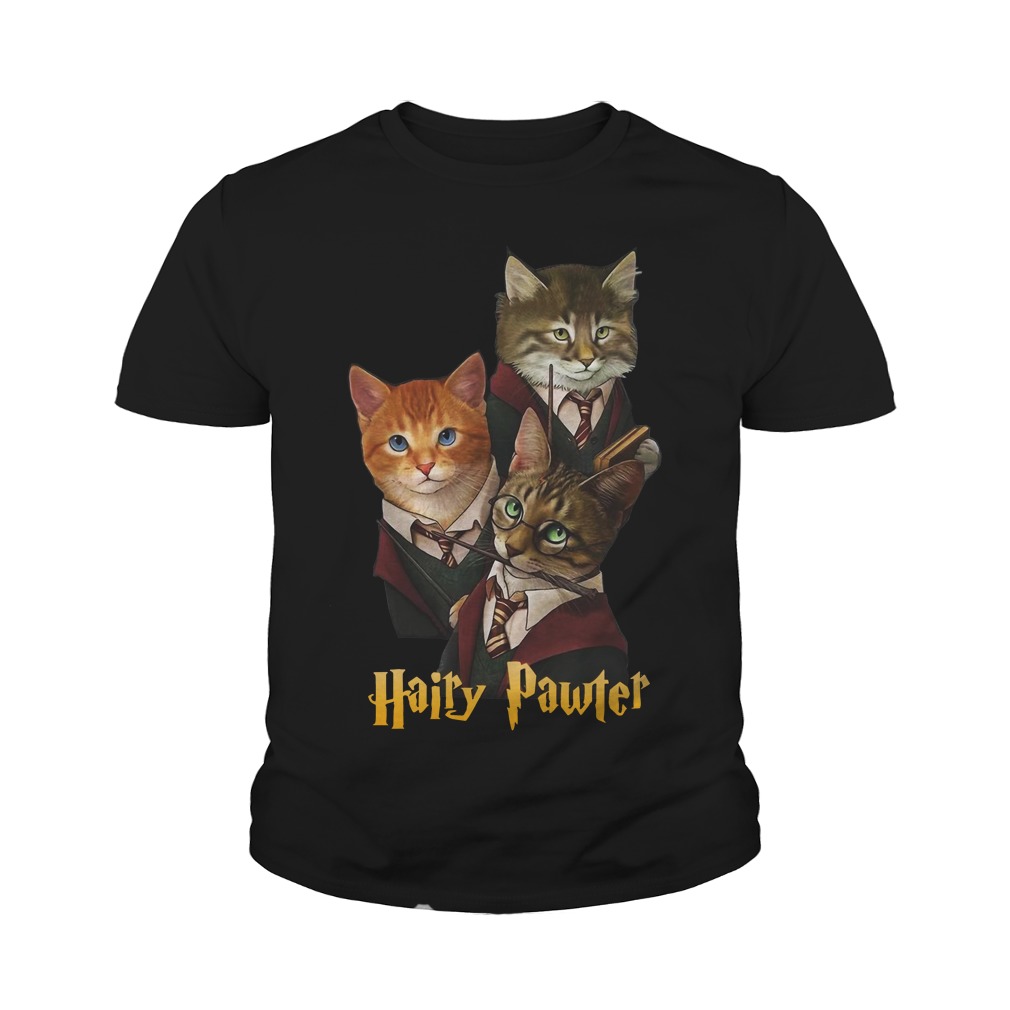 hairy pawter cat shirt