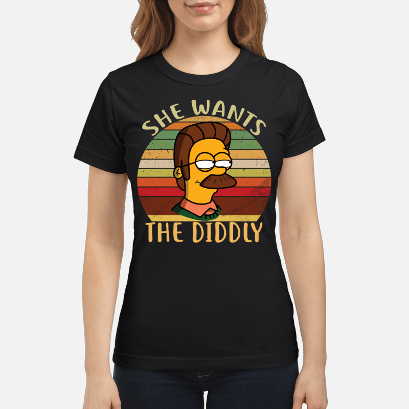 Ned Flanders She wants The Diddly vintage shirt, hoodie and sweater