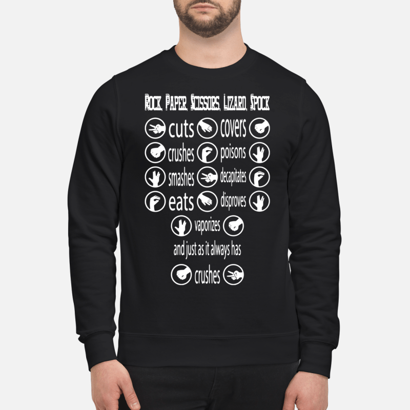 rock paper scissors lizard spock shirt