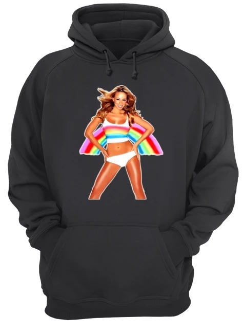 mariah carey t shirt rainbow