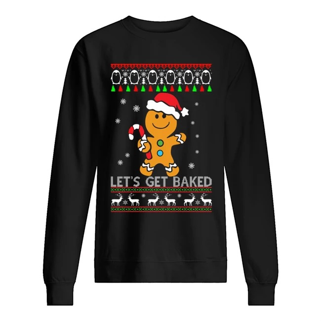 get baked christmas sweater