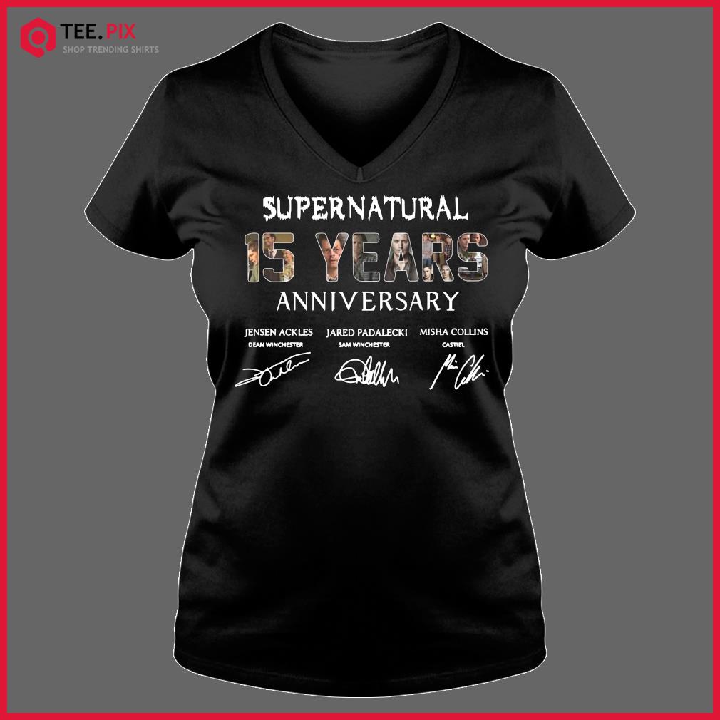 t shirt supernatural 15 years